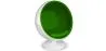 Fauteuil design boule - Tissu rembourré - Batton image 9