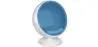  Fauteuil design boule - Tissu rembourré - Batton image 9