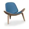 Fauteuil design - Fauteuil scandinave - Revêtement en similicuir - Lucy image 9