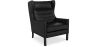 Fauteuil avec accoudoirs - Style rétro - Revêtu de cuir - Michal image 9
