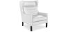 Fauteuil avec accoudoirs - Style rétro - Revêtu de cuir - Michal image 9