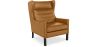 Fauteuil avec accoudoirs - Style rétro - Revêtu de cuir - Michal image 9
