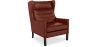 Fauteuil avec accoudoirs - Style rétro - Revêtu de cuir - Michal image 9