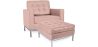 Fauteuil Design avec Repose-Pieds - Revêtement en Similicuir - Konel image 9