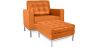 Fauteuil Design avec Repose-Pieds - Revêtement en Similicuir - Konel image 9