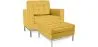 Fauteuil Design avec Repose-Pieds - Revêtement en Similicuir - Konel image 9