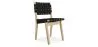 Chaise de salle à manger en bois et tissu - Sinny image 9