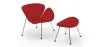 Fauteuil Design avec Repose-Pieds - Revêtement en Cuir - Chunk image 9