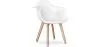 Chaise de salle à manger avec accoudoirs - Style scandinave - Dominic image 9