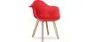 Chaise de salle à manger avec accoudoirs - Style scandinave - Dominic image 9