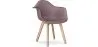 Chaise de salle à manger avec accoudoirs - Style scandinave - Dominic image 9