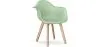 Chaise de salle à manger avec accoudoirs - Style scandinave - Dominic image 9