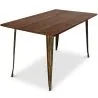 Table à manger rectangulaire - Industrielle - Bois - Tawny image 9