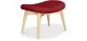 Repose-pieds tapissé en lin - Design scandinave - Bois - Kontor image 9