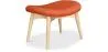  Repose-pieds tapissé en lin - Design scandinave - Bois - Kontor image 9