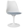 Chaise de salle à manger - Chaise pivotante blanche - Tulip image 9