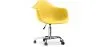 Chaise de bureau avec accoudoirs - Chaise de bureau à roulettes - Weston image 9