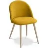 Chaise de salle à manger - Tapissée en tissu - Style scandinave - Evelyne image 9