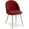 Chaise de salle à manger - Tapissée en tissu - Style scandinave - Evelyne image 9