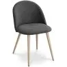 Chaise de salle à manger - Tapissée en tissu - Style scandinave - Evelyne image 9