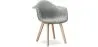 Chaise de salle à manger avec accoudoirs - Tapissée de velours - Dawick image 9