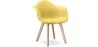Chaise de salle à manger avec accoudoirs - Tapissée de velours - Dawick image 9