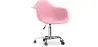 Chaise de bureau avec accoudoirs - Chaise de bureau à roulettes - Weston image 9