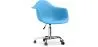 Chaise de bureau avec accoudoirs - Chaise de bureau à roulettes - Weston image 9