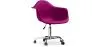 Chaise de bureau avec accoudoirs - Chaise de bureau à roulettes - Weston image 9