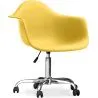 Chaise de bureau avec accoudoirs - Chaise de bureau à roulettes - Weston image 9