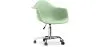 Chaise de bureau avec accoudoirs - Chaise de bureau à roulettes - Weston image 9