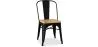 Chaise de salle à manger - Design industriel - Bois et acier - Stylix image 9