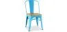 Chaise de salle à manger - Design industriel - Bois et acier - Stylix image 9