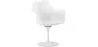 Chaise de salle à manger avec accoudoirs - Chaise pivotante blanche -Tulipan image 9