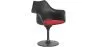 Chaise de salle à manger avec accoudoirs - Chaise pivotante noire - Tulipan image 9