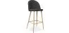 Tabouret tapissé en tissu - design scandinave - 76cm - Evelyne image 9