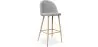 Tabouret tapissé en tissu - design scandinave - 76cm - Evelyne image 9