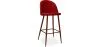 Tabouret rembourré en tissu - Design scandinave - 76cm - Evelyne image 9