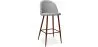 Tabouret rembourré en tissu - Design scandinave - 76cm - Evelyne image 9