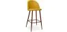 Tabouret rembourré en tissu - Design scandinave - 76cm - Evelyne image 9