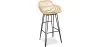 Tabouret de bar en rotin avec accoudoirs - Style Boho Bali - 75cm - Many image 9