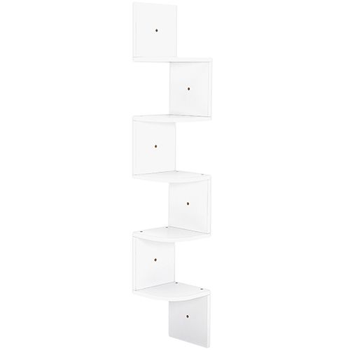 Étagère murale de style scandinave avec 5 tablettes Isabella - Bois image 8