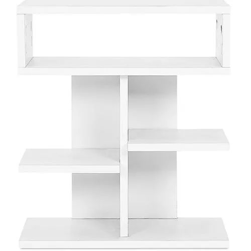 Étagère basse de style scandinave avec 5 compartiments - Bois image 8
