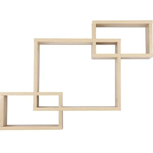Étagère Murale en Bois - Design de Boîtes - Boxes image 8