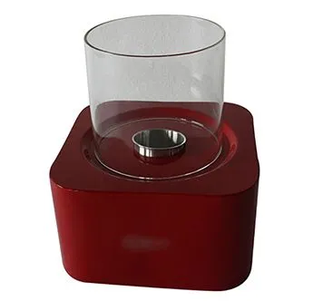 Cheminée bio éthanol de sol contemporaine rouge VPF-OX-011R-Glossy Red image 8