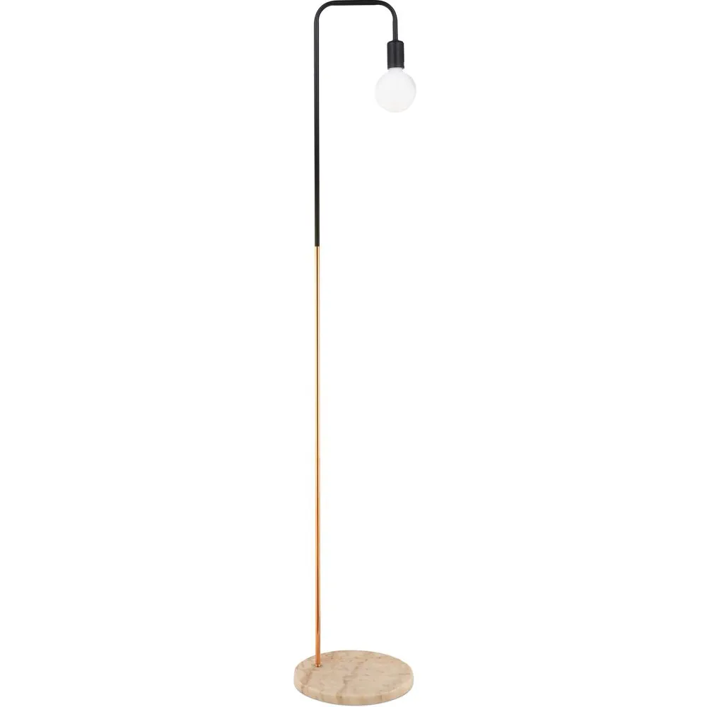 Lampadaire avec Base en Marbre - Lampe de Salon - Carlo image 8