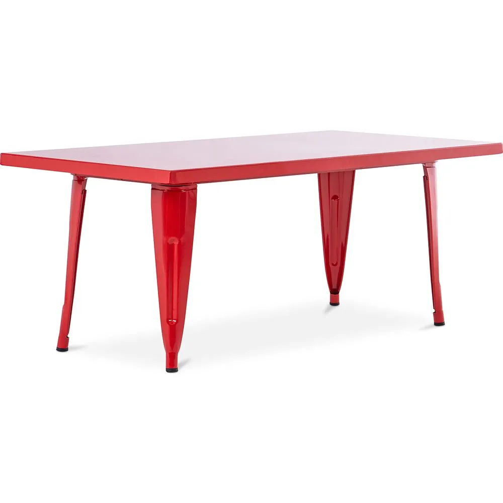 Table rectangulaire pour enfants - Design industriel - 120cm - Stylix image 8