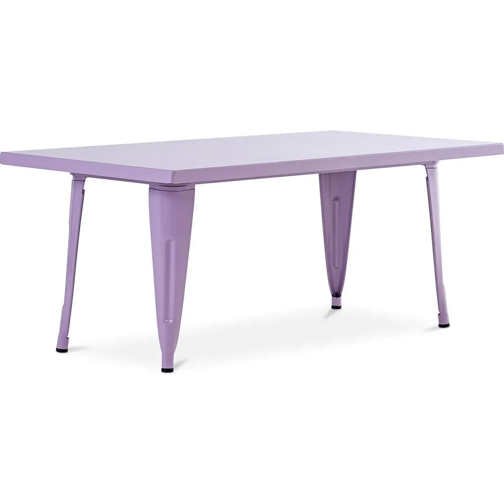 Table rectangulaire pour enfants - Design industriel - 120cm - Stylix image 8