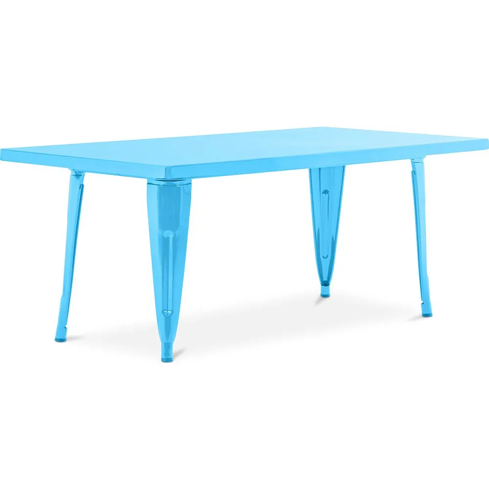 Table rectangulaire pour enfants - Design industriel - 120cm - Stylix image 8