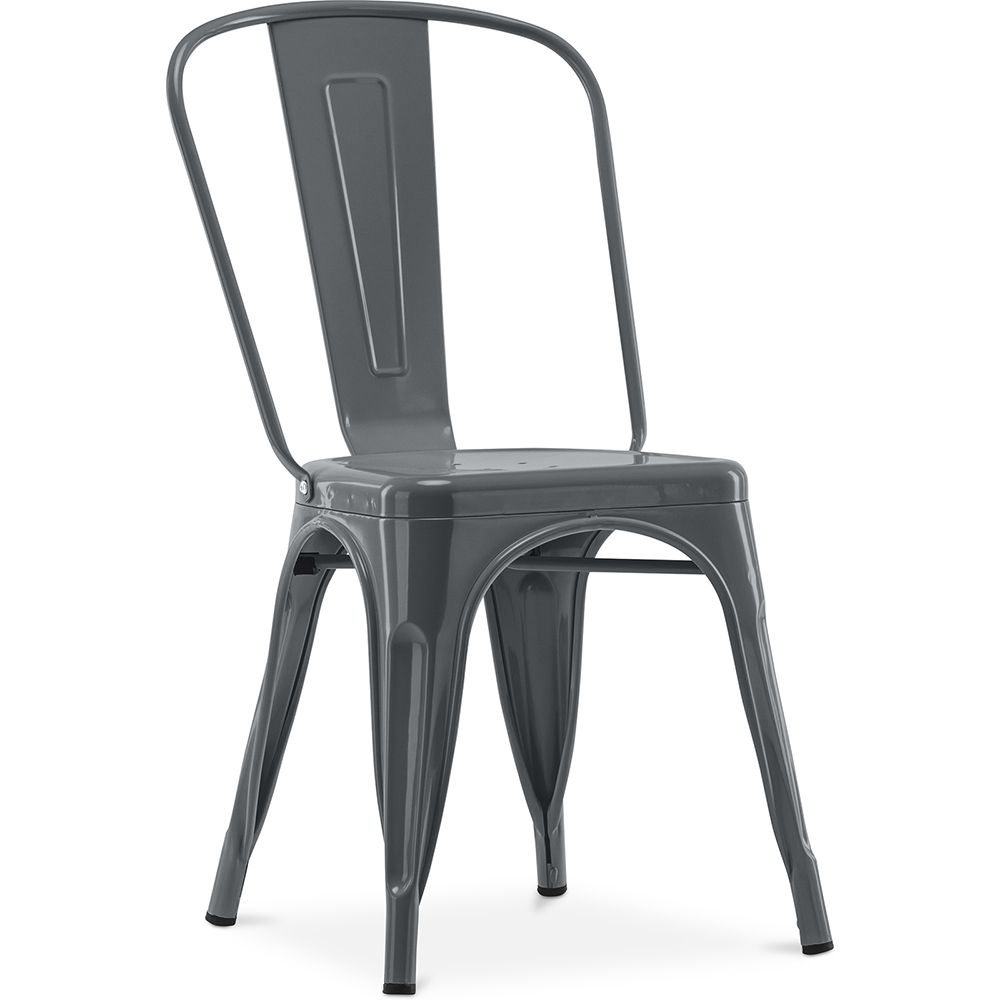 Chaise en acier de salle à manger - Design industriel - Nouvelle édition - Stylix image 8